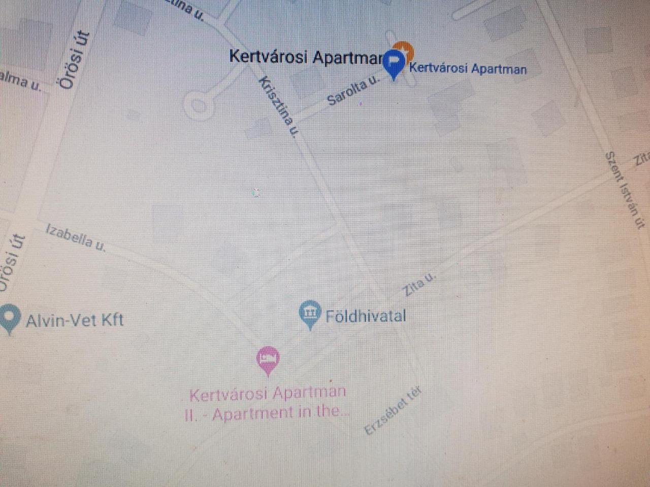 Kertvarosi Apartman Tiszaújváros Eksteriør billede